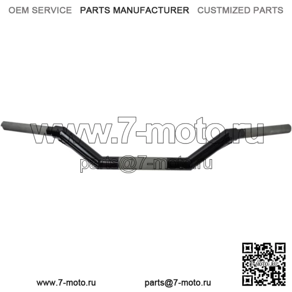 Черный руль V-Line 1-1/4 дюйма для Harley Softail Dyna Sportster 1986-2020 гг. (Для: Harley-Davidson)