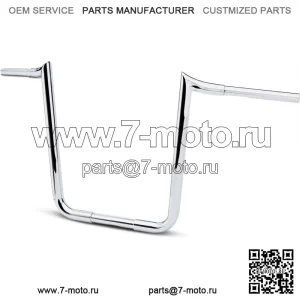 Хромированный руль Prime Ape 18 дюймов для Harley Softail FXS FLSL FLS 84-19