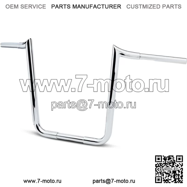 Хромированный руль Prime Ape 18 дюймов для Harley Softail FXS FLSL FLS 84-19
