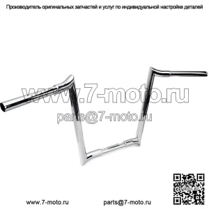 Изготовленная на заказ полировка руля Harley Ape Hanger 12 дюймов