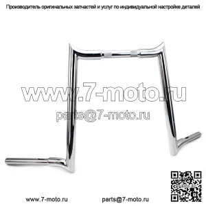 12-дюймовый руль Harley Ape Hanger с индивидуальным покрытием