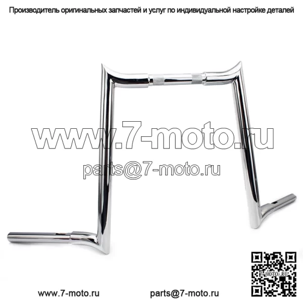12-дюймовый руль Harley Ape Hanger с индивидуальным покрытием