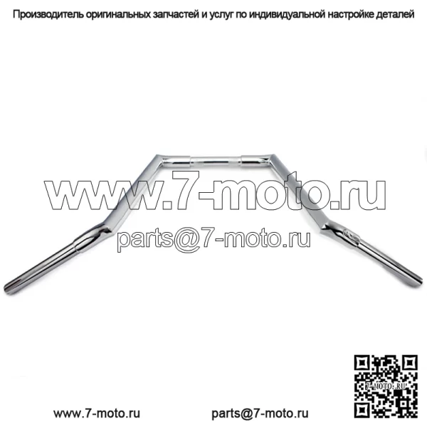 12-дюймовый руль Harley Ape Hanger с индивидуальным покрытием - Image 3
