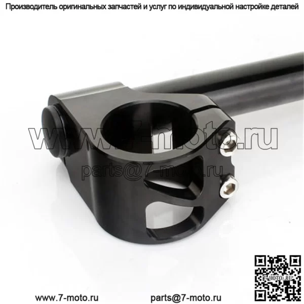 Жесткий анодированный зажим для мотоцикла диаметром 37 мм на рулях - Image 3