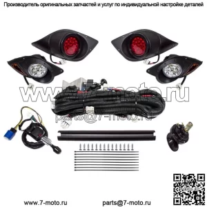 Комплект светодиодного освещения для гольф-кара Deluxe подходит для Yamaha Drive G29 2007-2016 годов выпуска