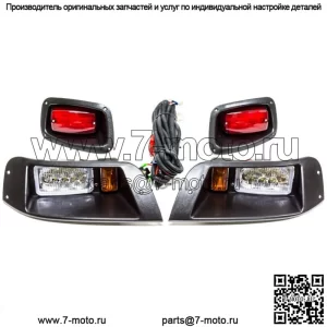 Комплект внедорожных светодиодных фонарей для гольф-каров EZGO TXT с 1996 г. по настоящее время, бензиновых и электрических