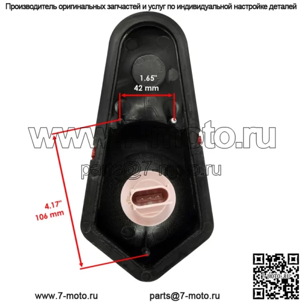 Полный правый задний фонарь для Polaris Sportsman 1000 Touring 2015–2020 2411154 (Для: Polaris) - Image 2