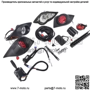 Для Yamaha Drive G29 2007-16 Golf Cart, комплект галогенных задних фонарей и звуковой сигнал поворота