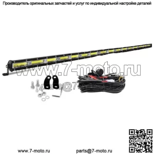 Подходит для Can-am Maverick X3 DS RS MAX Slim 50-дюймовая светодиодная световая панель на верхней крыше + провод