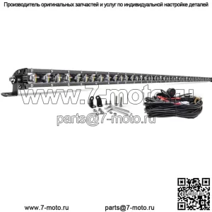 Подходит для Can-am Maverick X3 DS RS, лобовое стекло на крыше, 50 дюймов, светодиодный стробоскоп/комплект проводов
