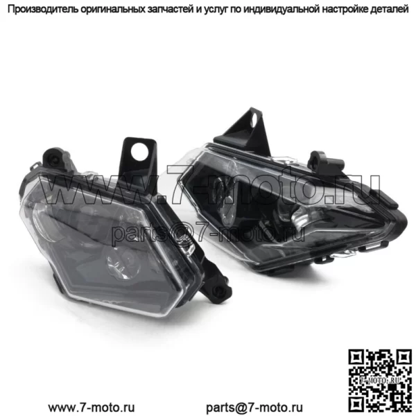 Пара светодиодных фар в сборе, левая/правая, совместима с Can-Am Maverick X3 2017-2021 (для: Can-Am Maverick X3) - Image 2