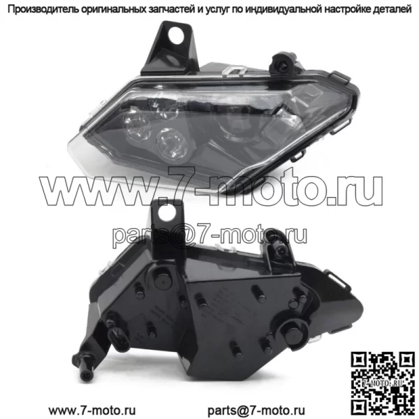 Пара светодиодных фар в сборе, левая/правая, совместима с Can-Am Maverick X3 2017-2021 (для: Can-Am Maverick X3) - Image 4