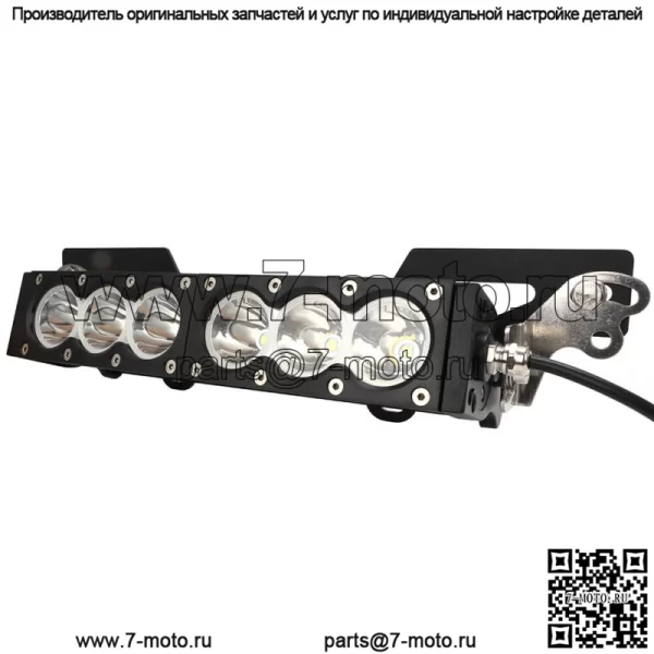 Передняя решетка со светодиодной панелью 11 дюймов, 60 Вт для Can-Am Maverick X3 2016-2023 UTV - Image 3