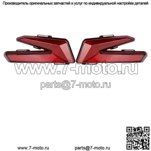 Пара красных светодиодных задних фонарей UTV на 2017-2020 2021 годы Can Am Maverick X3 R Turbo