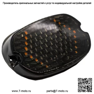 Moons MC V3 Дымчатые низкопрофильные светодиодные задние фонари поворотников Harley Softail Dyna XL (Для: Harley-Davidson)