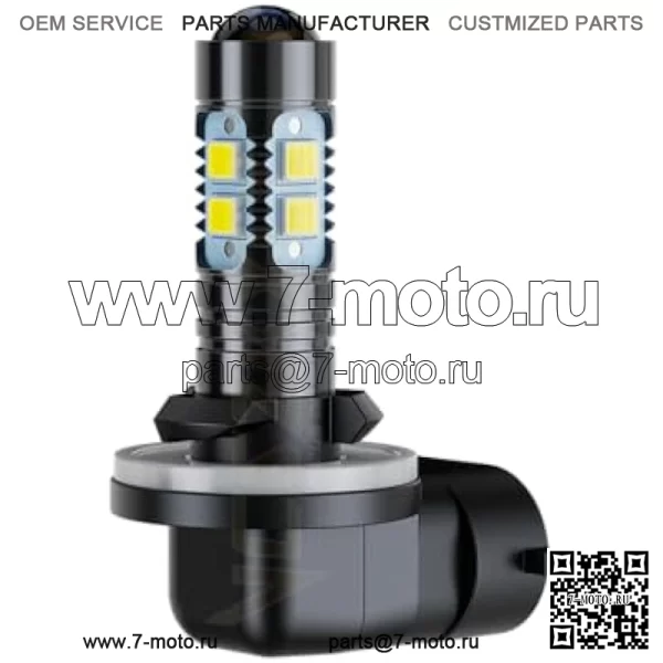 Совместим с фарами Deere Gator X754 X758 XUV 550 560 590i JD AM144881, лампочками 886/894/896/881, Plug N Play, яркость 300%, 6000K белые лампочки 12 В 35 Вт, 2 шт. - Image 2