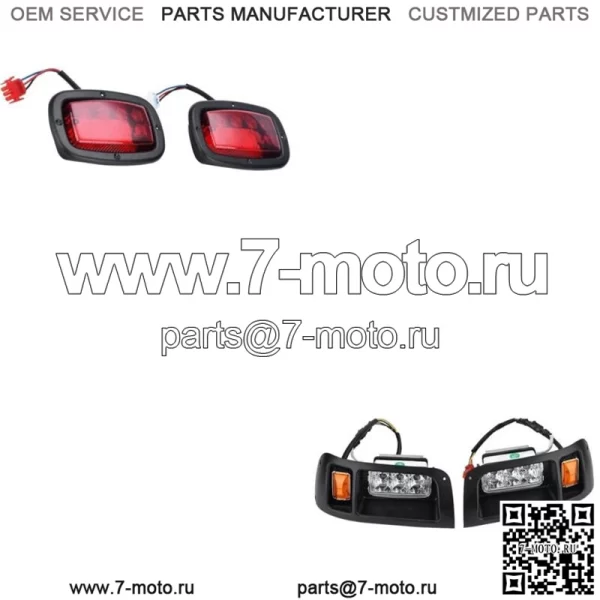 Комплект задних фонарей светодиодных фар для гольф-кара Club Car DS 1993+ 1993-UP