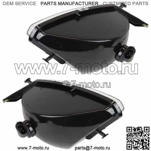 Левая и правая фара с лампой для Polaris Sportsman 800 HO EFI 2005 2006-2010 (Для: Polaris Sportsman 800) - Image 2