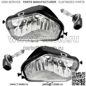 Передняя левая и правая фара с лампочкой для Polaris Ranger Ranger 800 Crew 2010 (Для: Polaris Sportsman 800)