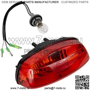 Задний фонарь в сборе с лампой, совместимый с Suzuki Eiger LT-F400 LT-F400F LT-A400 LT-A400F 2002-2007 | Винсон LT-A500F 2002-2007 | QuadSport LT-Z400 LT-Z400Z 2003-2004 гг.