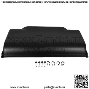 Жесткий верх, черный пластик на крыше для John Deere Gator TE TS TX 2x4 2005-2020 (Для: более одного автомобиля)