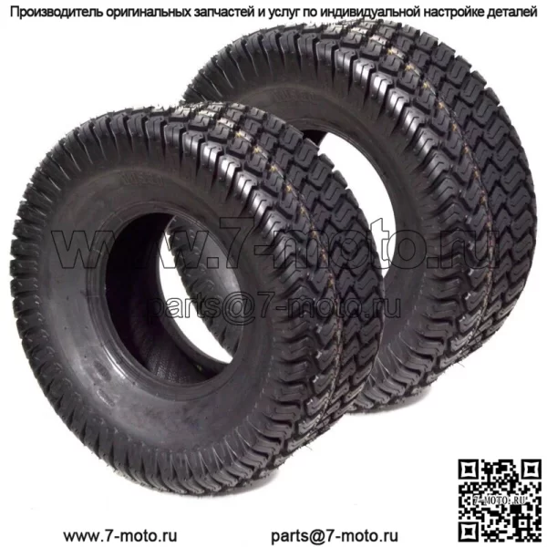 2PK Новые шины для газонокосилки 18x9,50-8 для гольф-кара P332/4PR-13032