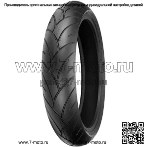 Передняя шина Shinko 005 Advance 130/70VR18 63V радиальная, черный уличный велосипед, мотоцикл (для: Harley-Davidson)