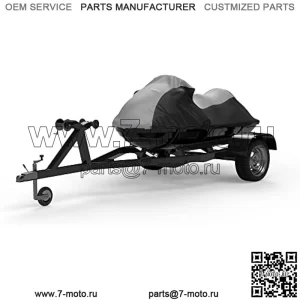Всепогодный чехол для гидроцикла, совместимый с Yamaha Wave Runner FZR 2009–2016 годов — серый/черный цвет — можно перевозить трейлером — защищает от дождя, солнца и многого другого! В комплект входят ремни для прицепа и сумка.