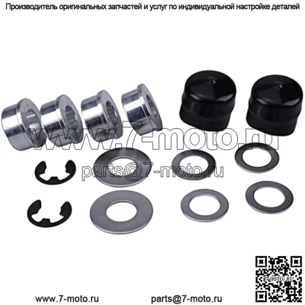 Комплект втулок переднего колеса, совместимый с John Deere M123811 M123253 R27434 Z9972H Husqvarna Craftsman Poulan AYP 532009040 9040 9040H 121748X 121749X 12000029