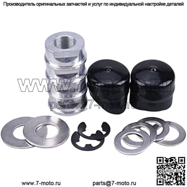 Комплект втулок переднего колеса, совместимый с John Deere M123811 M123253 R27434 Z9972H Husqvarna Craftsman Poulan AYP 532009040 9040 9040H 121748X 121749X 12000029 - Image 3