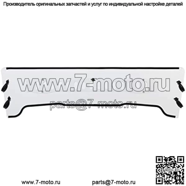 Переднее вентилируемое лобовое стекло, совместимое с John Deere Gator TS/TX/TE 2005–2020 гг., устойчивое к царапинам, полностью прозрачное ветровое стекло - Image 5