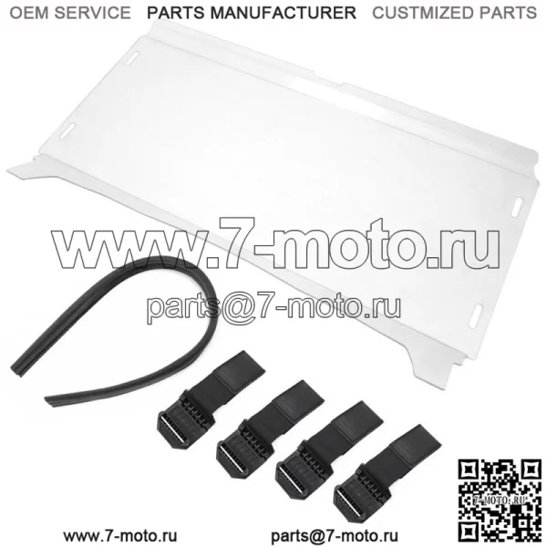 На 2014 2015 Kawasaki Teryx 800/Teryx4 полностью прозрачное лобовое стекло - Image 5