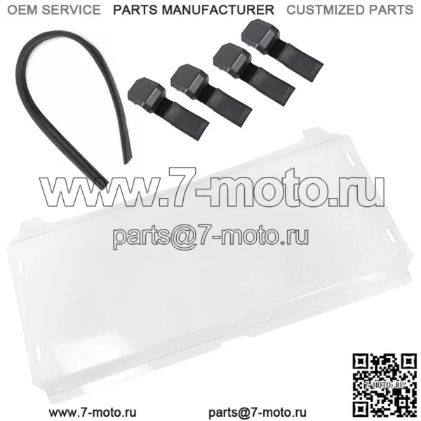 Переднее лобовое стекло UTV для Kawasaki Teryx 4 750 2012-2013/Teryx 4 800 14-15, новинка - Image 2