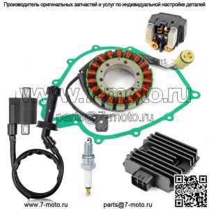 Комплект реле регулятора катушки зажигания и статора для Yamaha Rhino 660 YXR660 2004-2007 гг. (Подходит: Yamaha Rhino 660)