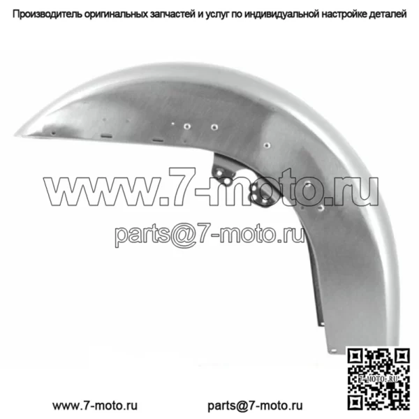 OEM-запасное необработанное переднее крыло с декоративными отверстиями Harley Touring Dresser 2014-2020 гг. (Для: Harley-Davidson)