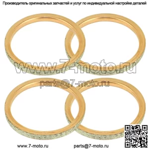 Прокладки выхлопной трубы для Yamaha FJR1300 FJR1300A FJR1300Ae FJR1300E 2003-2014 гг.