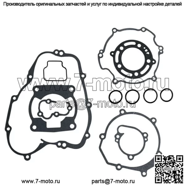 Полный комплект прокладок для Kawasaki KX100 1998-2020 гг., комплект верхних и нижних частей двигателя