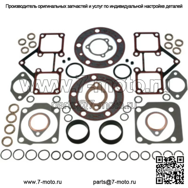 Комплект уплотнений прокладок огневой гильзы James Gasket Top End 66-84 Harley Shovelhead Big Twin (для: Harley-Davidson)