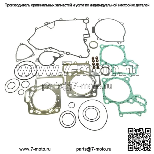 Полный комплект прокладок для Kawasaki KFX700, Prairie 700 и Suzuki Twin Peaks