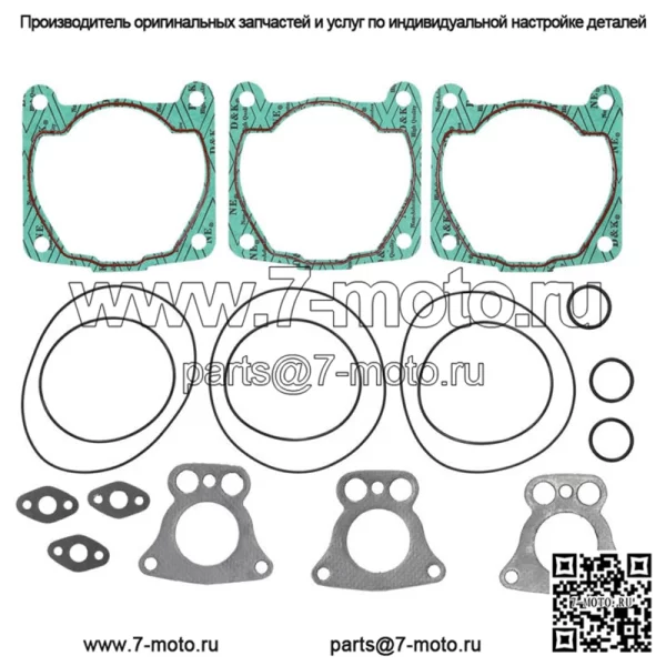 Комплект верхних прокладок для Polaris подходит для Genesis 1200, 2000 Pro 1200 1999-2000 годов выпуска.