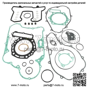 Полный комплект прокладок подходит для Kawasaki 1995-2010 KLR650 NX-20019F