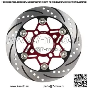 Передние дисковые тормоза, украшенные двойными слоями, штифты из нержавеющей стали HONDA WAVE 110i / WAVE 125i CR RACING Марка