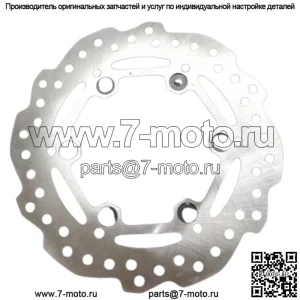 Оригинальный ротор переднего тормозного диска Honda ADV 150 OEM 45351-K0W-N01, сделано в ИНДОНЕЗИИ (для: Honda)