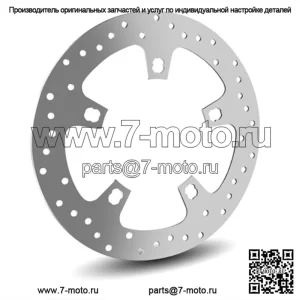 Передний тормозной диск DNA 11.8 Enforcer, полированная нержавеющая сталь 14+ Harley Touring (для: Harley-Davidson)