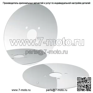 Набор дисковых дисков мотоцикла с зеркальной полировкой для модели Harley-Davidson