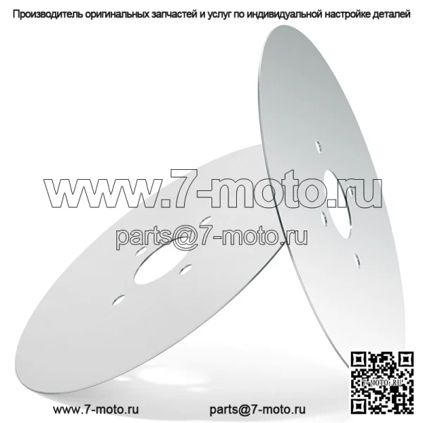 Набор дисковых дисков мотоцикла с зеркальной полировкой для модели Harley-Davidson - Image 2