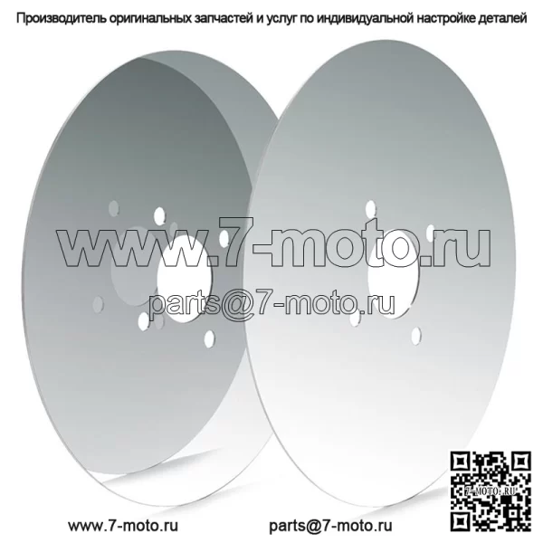 Набор дисковых дисков мотоцикла с зеркальной полировкой для модели Harley-Davidson - Image 4