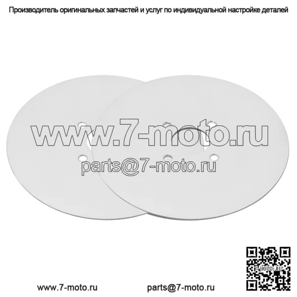 Набор дисковых дисков мотоцикла с зеркальной полировкой для модели Harley-Davidson - Image 5