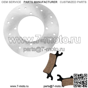 Ротор заднего тормозного диска с колодками для Polaris Sportsman 800 2005 2006 2007 (Для: Polaris Sportsman 800)