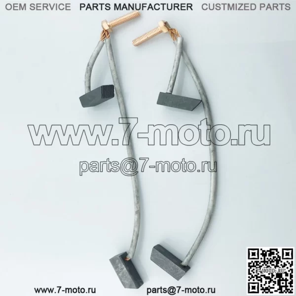 2 набора щеток для электродвигателя для гольф-кара CLUB CAR YAMAHA EZGO MELEX GE Motor